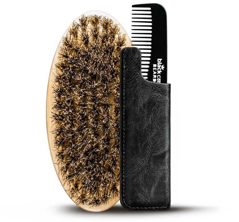 Beard Brush & Comb Set